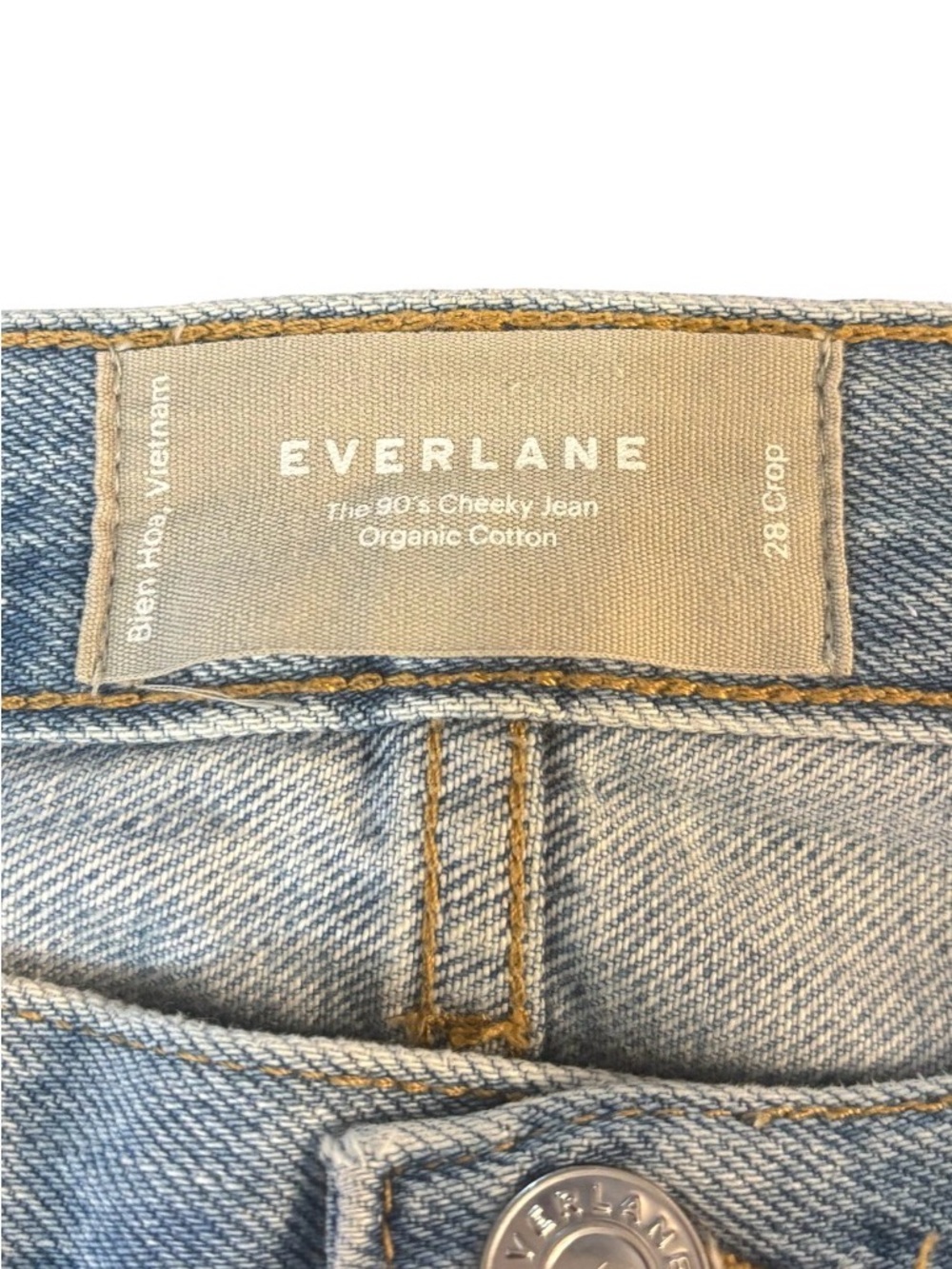 Everlane The 90’s Cheeky Crop Jeans Sz 28 - Picture 4 of 5